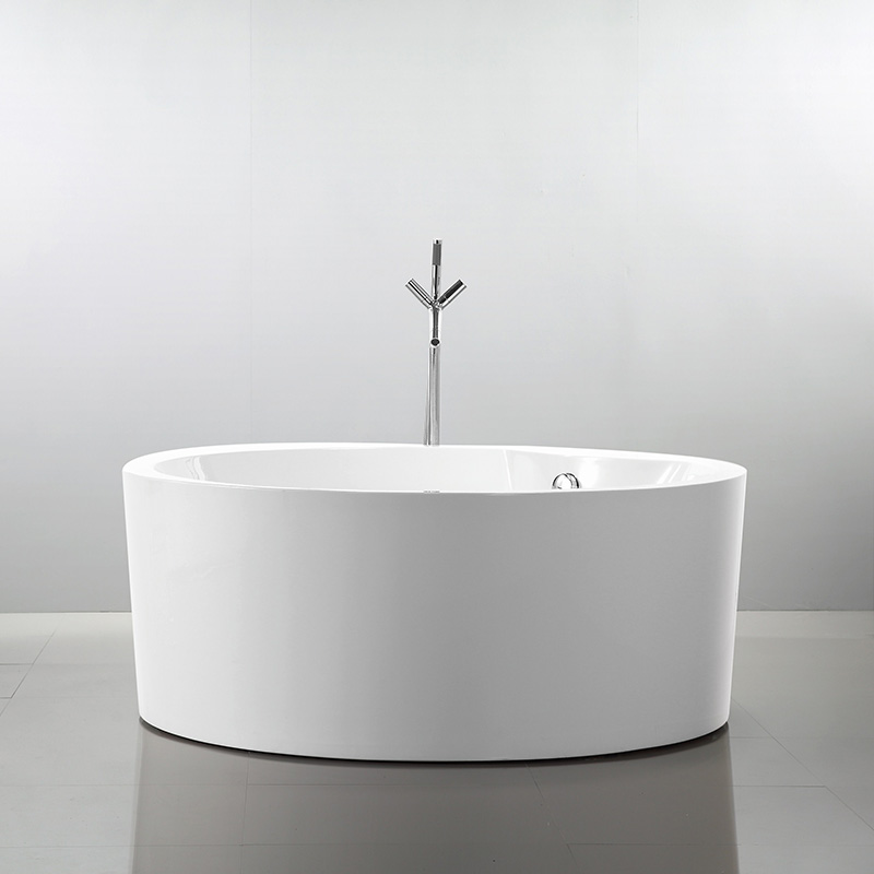 1500 mm große runde runde Acryl-Badewanne für zwei Personen 6810