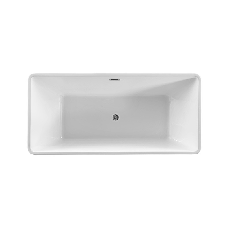 Freistehende rechteckige quadratische Badewanne aus Acryl von Italy Design 1500 1700