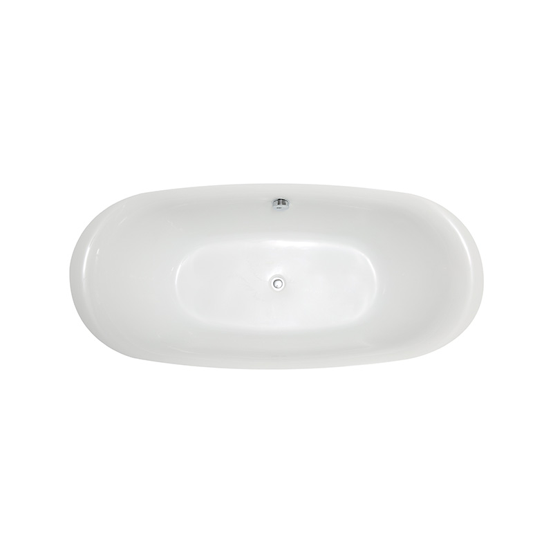 Freistehende 67-Zoll-Badewanne aus Acryl 6831